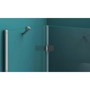 Душевой уголок BelBagno KRAFT-P-1-80-C-Cr-L 80х80 стекло прозрачное