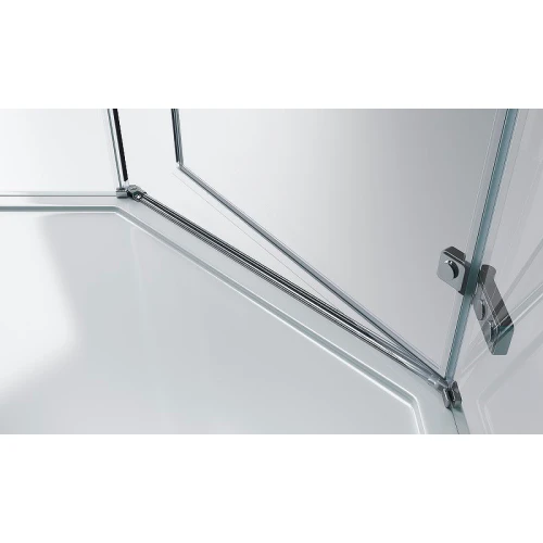 Душевой уголок BelBagno KRAFT-P-1-90-C-Cr-L 90х90 стекло прозрачное
