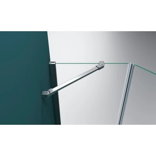 Душевой уголок BelBagno KRAFT-P-1-90-C-Cr-L 90х90 стекло прозрачное