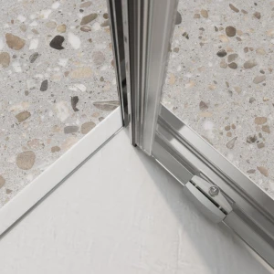 Душевой уголок BelBagno LUCE-AH-1-100/90-C-Cr 100х90 стекло прозрачное