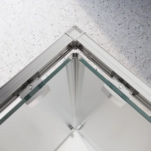 Душевой уголок BelBagno LUCE-A-2-90-P-Cr 90х90 стекло рифленое