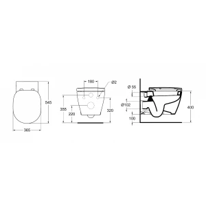 Унитаз подвесной Ideal Standard Connect W941102
