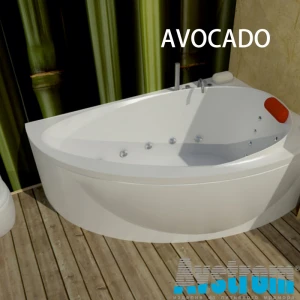 Ванна из литьевого мрамора Avstrom Avokado 170x120 R