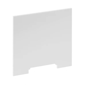 Боковой экран Фишка 60 белый глянец из стеклопластика FRP