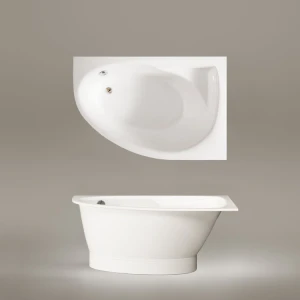 Ванна из литьевого мрамора PAA Tre A 150x100 Glossy Alpine White