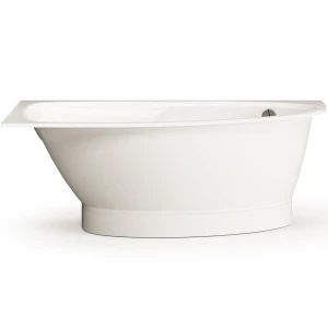 Ванна из литьевого мрамора PAA Tre Grande D 170x100 Glossy Alpine White