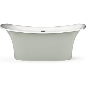 Ванна из литьевого мрамора PAA Bel Canto 180x85 Glossy Alpine White/Glossy Fog