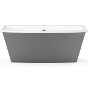 Ванна из литьевого мрамора PAA Step 170x89 Glossy Alpine White/Glossy Grey
