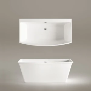 Ванна из литьевого мрамора PAA Step 170x89 Glossy Alpine White