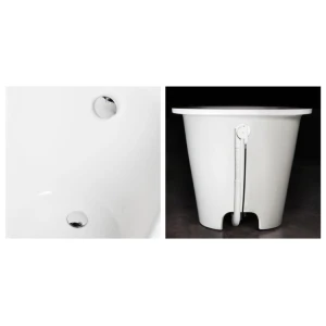 Слив-перелив PAA SIFVUNOP пластик, хром