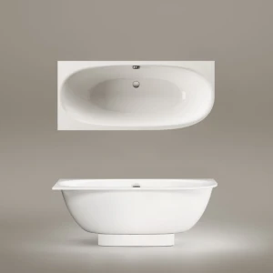 Ванна из литьевого мрамора PAA Verso D 170x75 Glossy Alpine White
