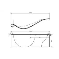 Фронтальная панель для ванны ЭСТЕТ Грация 170 L/R