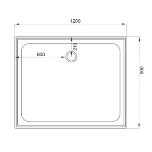 Душевая кабина DTO LK215NGM 120x90