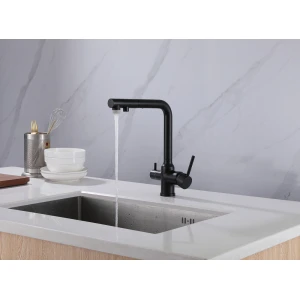 Смеситель ABBER Emotion AF8814B для кухни с фильтром и выдвижной лейкой