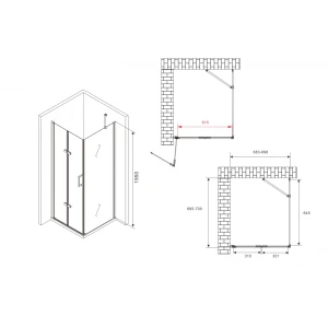 Душевой уголок Abber Zart 70х70 AG08070P-S71