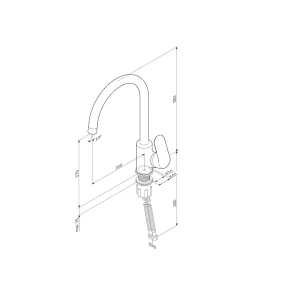 Смеситель Am.Pm Like для кухни F8007122