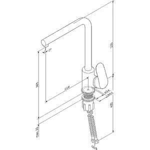Смеситель Am.Pm Like для кухни F8005000