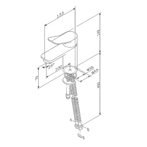 Смеситель Am.Pm X-Joy для раковины F85A02122