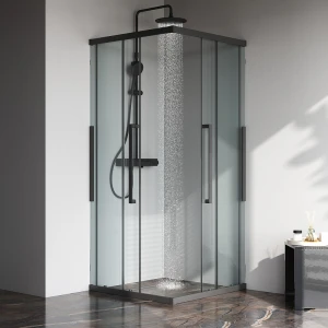 Душевой уголок Am.Pm Func Square Slide 90x90 W84G-403-9090-BТ