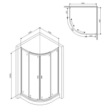 Душевой уголок Am.Pm X-Joy Square slide 80x80 W88G-205-080BT64
