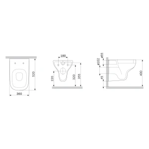Подвесной унитаз AM.PM X-Joy C85A1702SC
