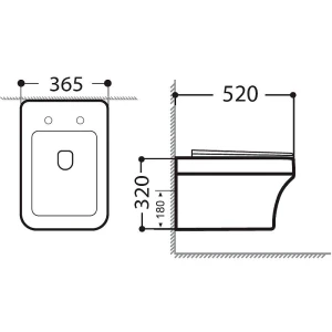Унитаз подвесной Aquanet Rimless Elegant W LX-1163