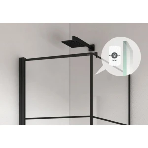 Душевой уголок Berges Dark 90х90 061020L