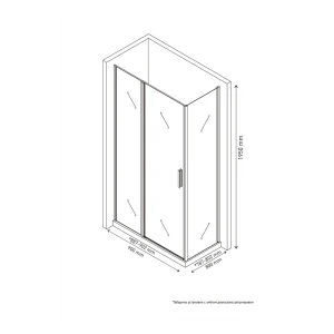 Душевой уголок Berges Legos LS-2 90х80 061039