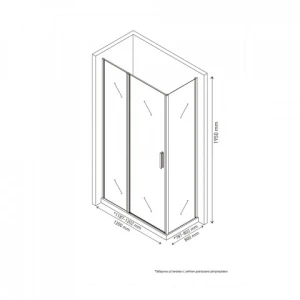 Душевой уголок Berges Legos LS-2 120х80 061045