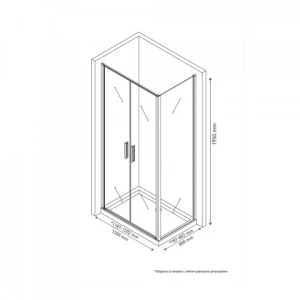 Душевой уголок Berges Legos LS-3 120х80 061051