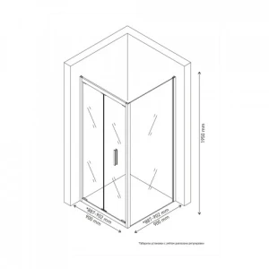 Душевой уголок Berges Legos LS-4 90х90 061055