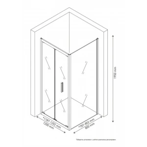 Душевой уголок Berges Legos LS-4 120х80 061060