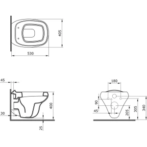 Унитаз подвесной Bocchi Fenice 1166-001-0129