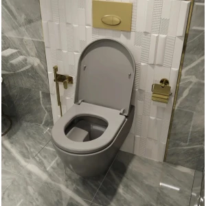 Унитаз подвесной Bocchi Venezia 1295-006-0129 с тонким сиденьем