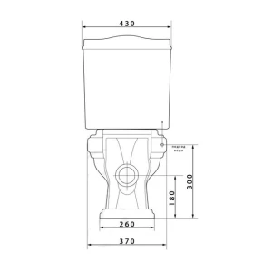 Унитаз-компакт CAPRIGO Borgo 3813 белый