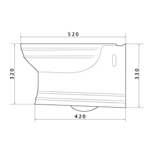 Подвесной унитаз CAPRIGO Armonia 5803
