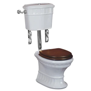 Унитаз напольный CAPRIGO Gianeta 30369 декор хром