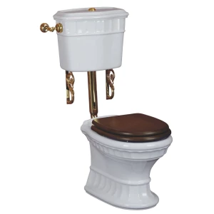 Унитаз напольный CAPRIGO Gianeta 31181 декор золото