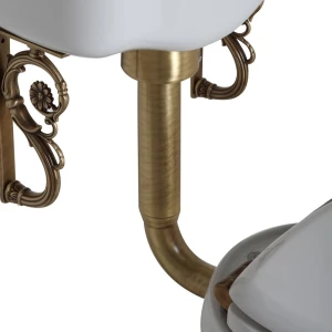 Унитаз напольный CAPRIGO Gianeta 31180 декор бронза