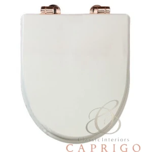 Сиденье для унитаза CAPRIGO Milady ML.MLD-26.710.LB.BR белый/бронза