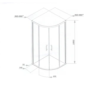 Душевой уголок Cerutti SPA Viva 100B 100x100