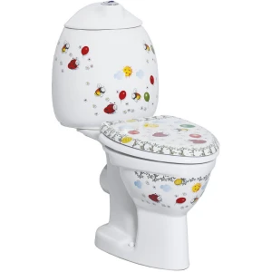 Унитаз-компакт детский Creavit Cocuk CK310-11CB00E-FF00+KC0802.01.1000E с сиденьем без бачка