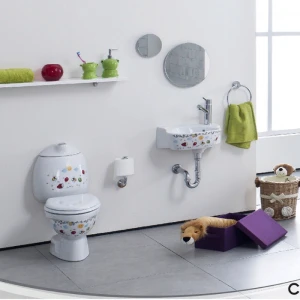 Унитаз-компакт детский Creavit Cocuk CK310-11CB00E-FF00+KC0802.01.1000E с сиденьем без бачка