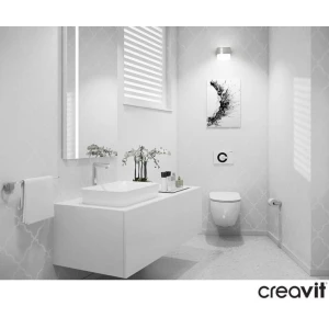 Унитаз подвесной Creavit Free FE320-00CB00E-0000 без сиденья, с биде