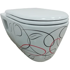 Унитаз подвесной Creavit Patera TP328.000Z0 без сиденья, с биде