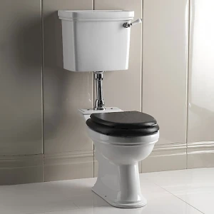 Унитаз Devon&Devon Rose с низкой трубой фурнитура хром