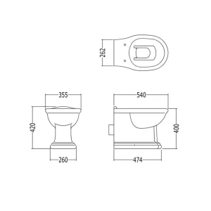 Унитаз приставной Devon&Devon New Etoile