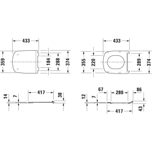 Унитаз подвесной Duravit DuraStyle 45510900A1