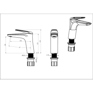 Смеситель Orans OLS-K1056 для раковины