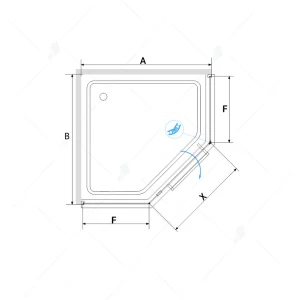 Душевой уголок RGW Hotel HO-084Gb 100x100